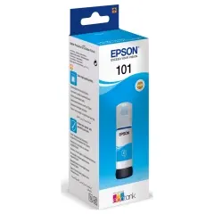 Epson 101 Mavi Mürekkep Şişesi, 70 ml. L4150/L4160/L6160/L6170/L6190/L14150 (C13T03V24A) Cyan