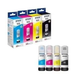 Epson 103 Ecotank 65 ml 4 Renk Orijinal Mürekkep Seti