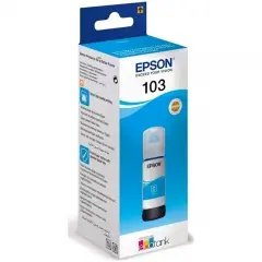 Epson 103 EcoTank 65 Ml Cyan Mavi Mürekkep Kartuş (Orjinal)